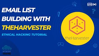 Email List Building with theHarvester | Ethical Hacking Tutorial screenshot 4
