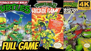 Teenage Mutant Ninja Turtles TRILOGY COLLECTION [NES] Longplay Walkthrough Full Movie Game [4K60ᶠᵖˢ]