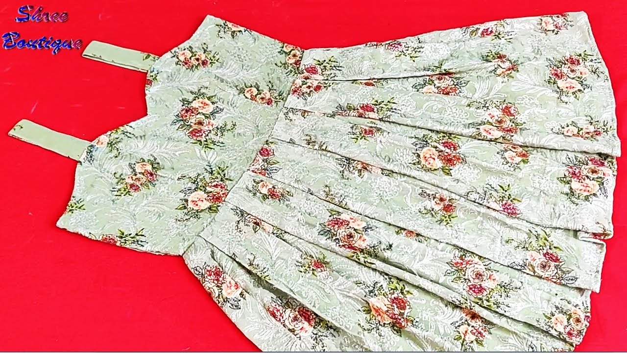 DIY Designer Step Wali Frock Cutting and Stitching || Trendy Kurti Frock Dress Tutorial in Hindi