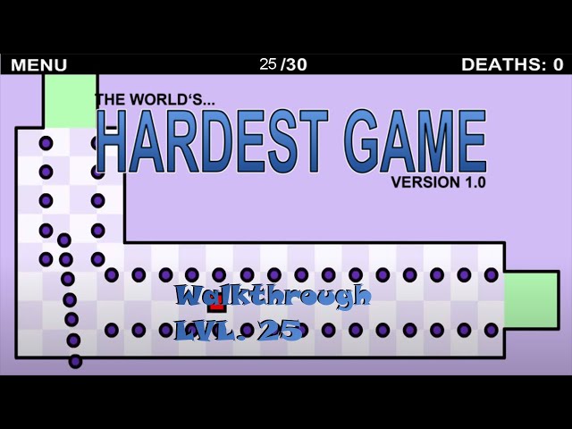 The World's Hardest Game - Walkthrough Level 5 