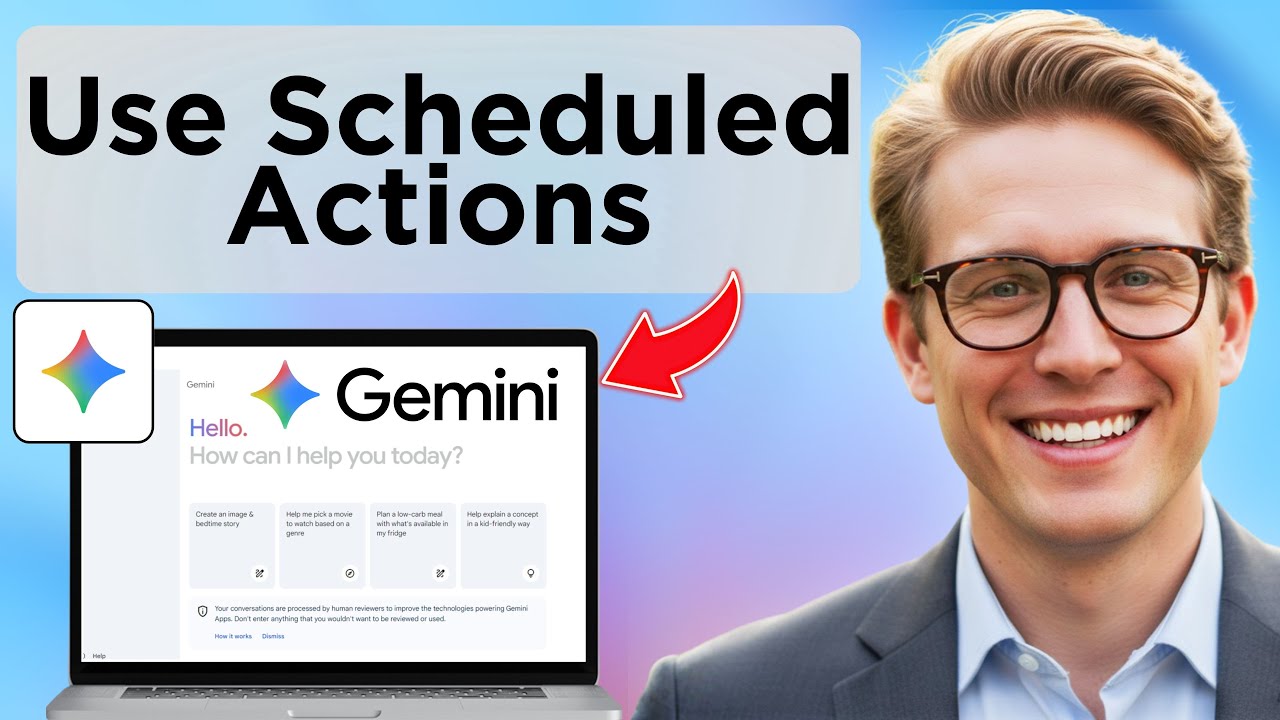 How to use Gemini SCHEDULED ACTIONS (Full Guide) - YouTube
