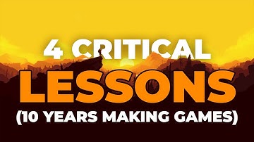 4 CRITICAL LESSONS I
