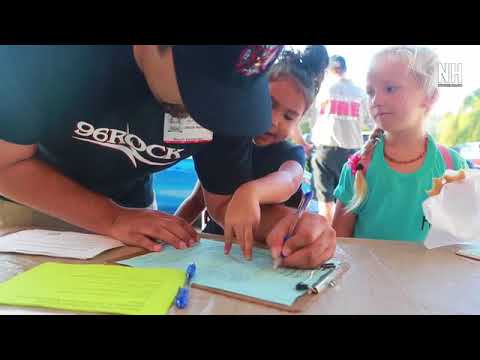 Jacob Navarro talks about "Dads Take Your Child to School Day" at Hutchison Beach Elementary School