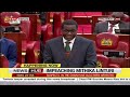 Impeaching Agriculture CS Mithika Linturi