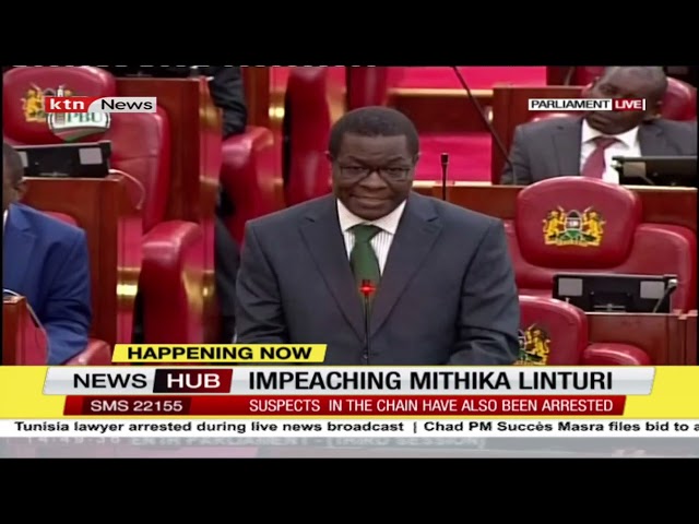 Impeaching Agriculture CS Mithika Linturi class=