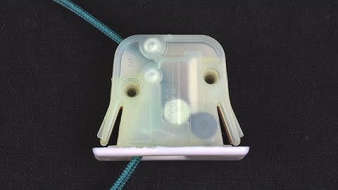 How to Thread a Graber, Bali and Springs Window Fashions Cellular Shade Cord Lock