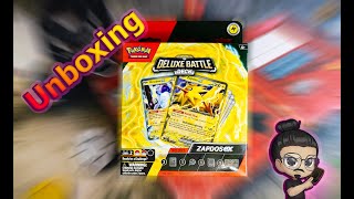 Zapdos EX Deluxe Battle Deck Unboxing