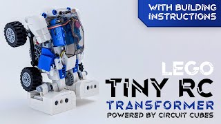 TINY RC LEGO TRANSFORMER | Powered by Circuit Cubes