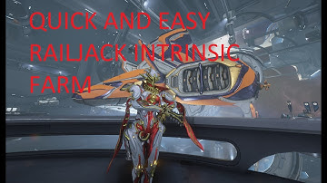 FAST & EASY Railjack Intrinsic Farm - Solo