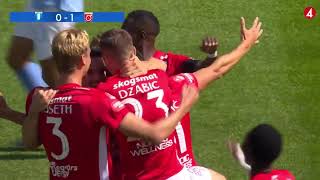 Vukojevic drömmål från 65 m | Malmö - Degerfors 260809 #allsvenskan ⚽️ 🌟