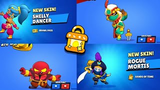 Brawl Stars - Zamanın Kumları Kostümlerinin Kazanma Kaybetme ve Geliş Animasyonları#brawlstars