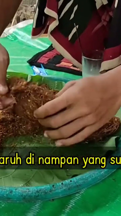 Cara Meracik Tembakau Murah menjadi Nikmat Rasanya #tembakau