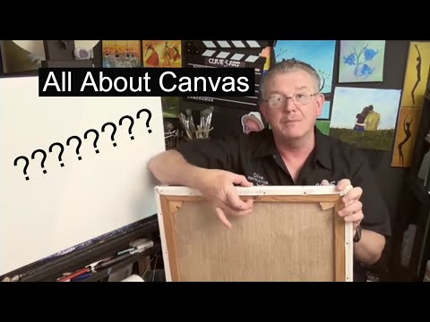 Canvas, explained, Acrylic painting for beginners,learn to paint,#clive5art