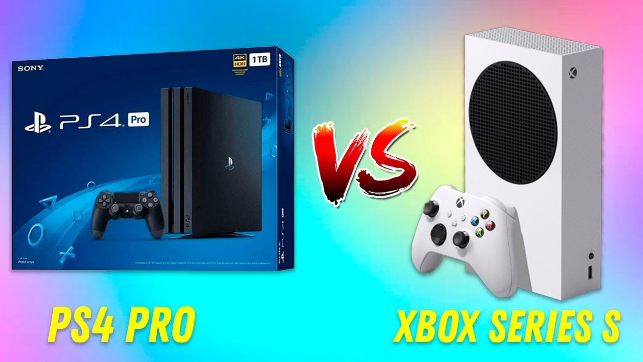 PS4 PRO vs XBOX SERIES S  Comparativo das especificações 