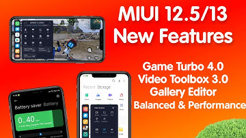 MIUI 12.5/13 New Features 👍|| Game Turbo 4.0 🎮 || Any Xiaomi Devices