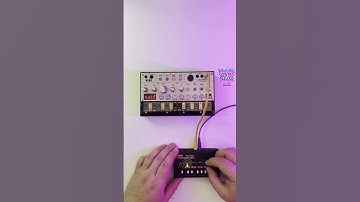 AUX in Monotron Delay #synth #sound