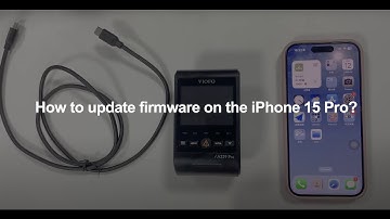 How to perform firmware update on your iPhone via Type-C to Type-C cable?