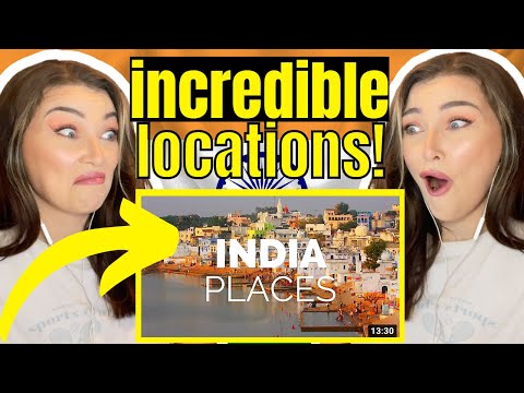 New Zealand Girl Reacts to 10 Best Places to Visit in India - Travel Video