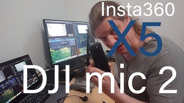 Insta360 X5 with DJI mic 2