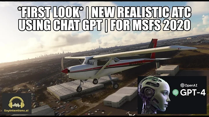 *MUST SEE* - New Amazing  Realistic AI ATC for MSFS | Using Chat GPT