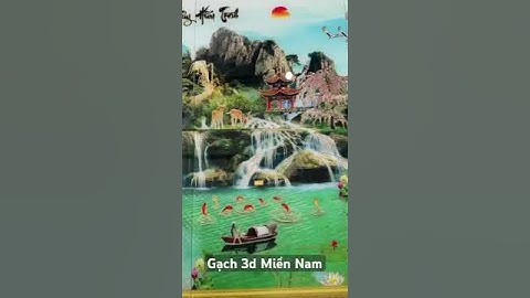 Gạch 3D Kim Tuyến Sơn Thủy Hữu Tình: Biểu Tượng Của Tài Lộc