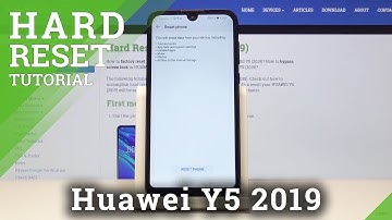 Factory Reset HUAWEI Y5 2019 - Erase All Content & Settings