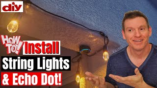 Install Smart Led String Lights with Echo Dot Control