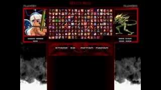 TK's Random Mugen Battle #2205 - Basara & Mina VS Razor Claws & Royal Guard