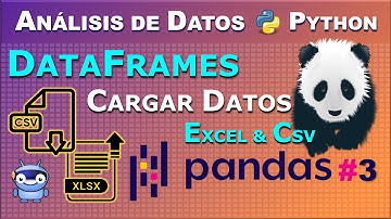 Cargar datos de Excel y CSV a DataFrames de Pandas con Python