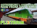 GOTHENBURG TO STOCKHOLM NOW FROM JUST €12.99 / FLIXTRAIN SWEDEN REVIEW / SWEDISH TRAIN TRIP REPORT