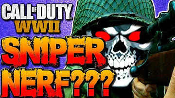 Call of Duty: WW2 "NEW UPDATE" 1.05 Patch Notes! Will COD WWII Snipers Ever Get Nerfed?