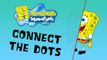 Connect the dots - Drawing SpongeBob SquarePants on iPad Pro (Procreate)