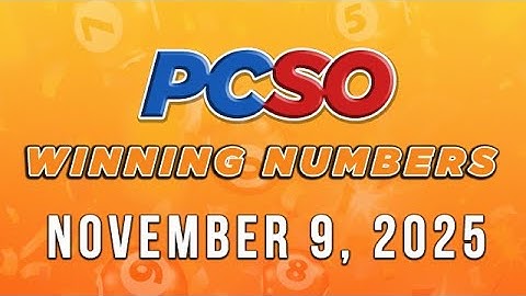 P105M Jackpot Ultra Lotto 6/58, 2D, 3D and Super Lotto 6/49 | November 9, 2025