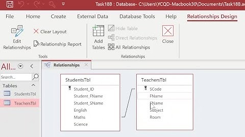 Creating a Relational DB in Microsoft Access (IGCSE ICT Databases)