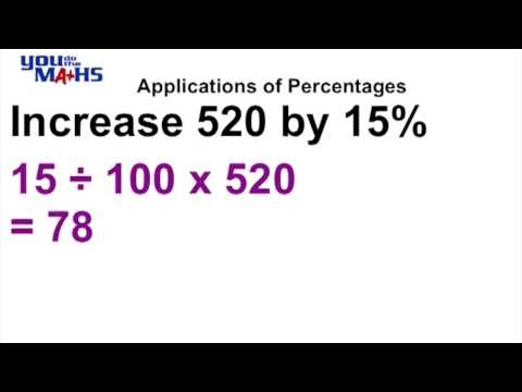 Percentage Increase and Decrease