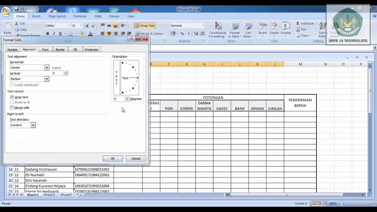 Contoh Slip Gaji Bulanan Beserta File Excel Siap Download