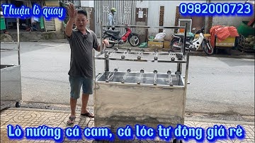 Lò nướng cá cam, cá lóc tự động giá rẻ