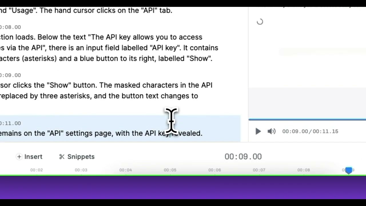 Creating a Descriptive Transcript