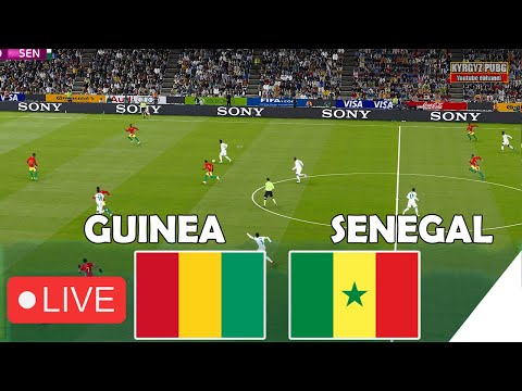 Guinea vs Senegal LIVE | CAF African Cup Of Nations | Match LIVE Now! PES 2021