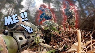 MAX Level Ghillie Suit SO GOOD I Got Stepped On! 😮 (Airsoft BB Sniper) screenshot 4