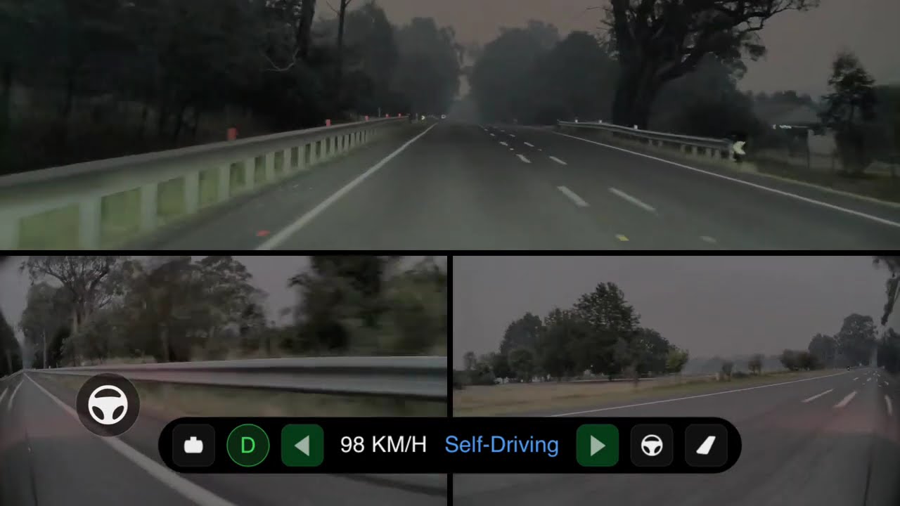 FSD South Australia - Yack road in the bushfire smoke!