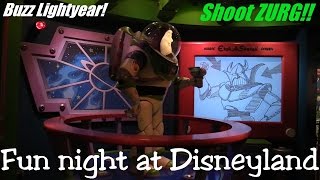 Fun At Disneyland Resort Toy Story, Buzz Lightyear Astro Blasters Arcade Theme Park Ride
