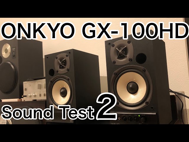 ONKYO GX-100HD 音質テスト2 - YouTube