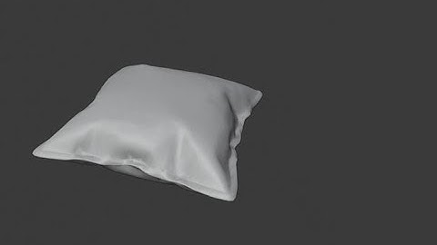 How To Create Pillow or Cushion in blender 2.8 English
