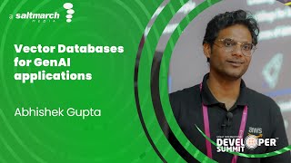 Vector Databases for GenAI applications by Abhishek Gupta