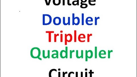 (E)EDC(B) 2.12 || Working of Voltage Doubler, Tripler and Quadrupler Circuit