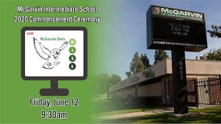 McGarvin Intermediate School 2020 Commencement