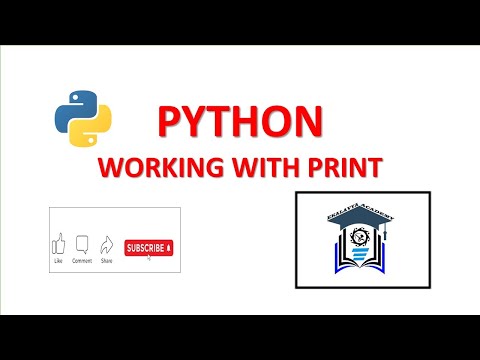 Learn Python - 4 Ways to use Print function