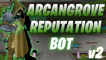 =AQW= New Fastest Arcangrove Reputation Bot | How To Add Skills In Cetera | HD