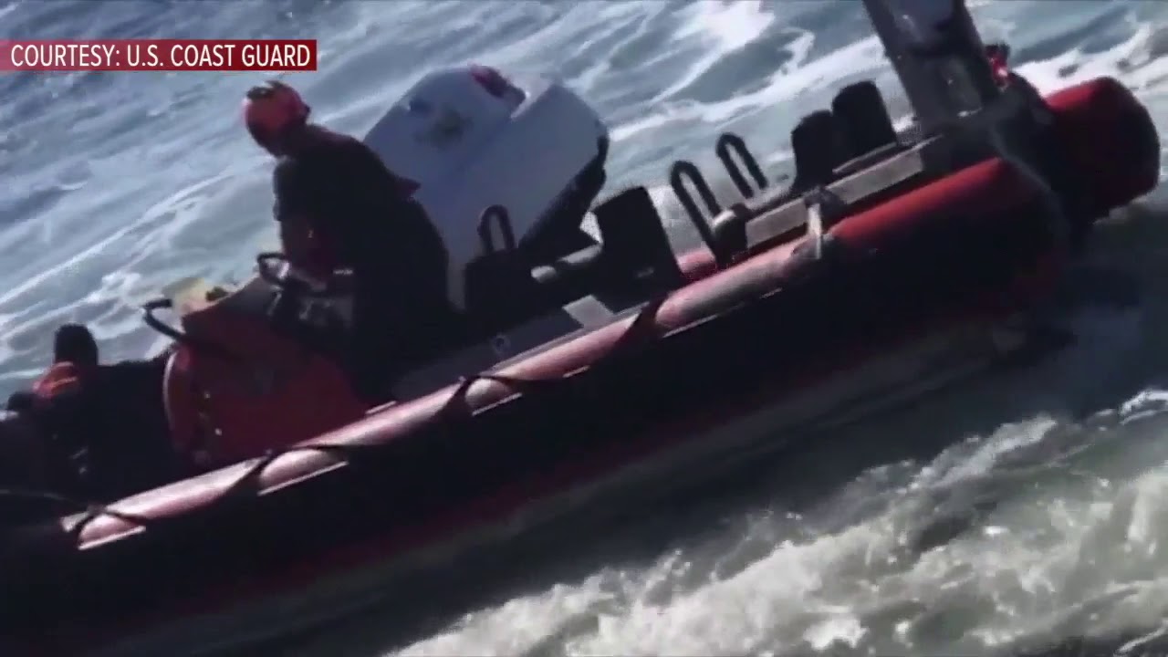 Coast Guard rescues Florida man from sinking car - YouTube